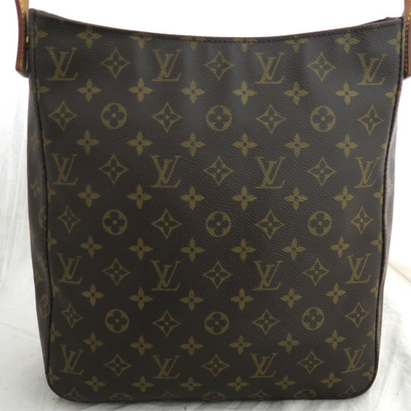 LOUIS VUITTON Bag Monogram Looping MM Brown x Gold Hardware Canvas Shoulder One - Picture 3 of 5